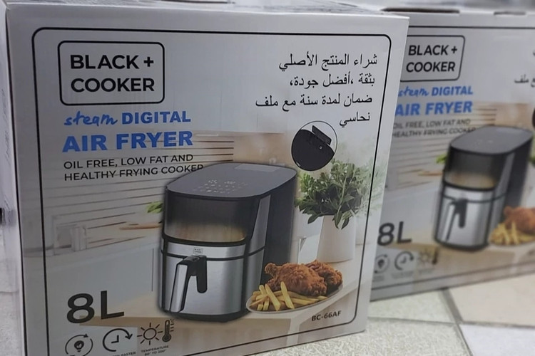 سرخکن بدون روغن مدل black cooker